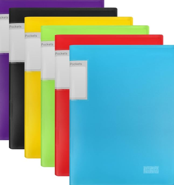 10 Pockets Display Book - A4 Display Folder