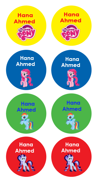 My Little Pony  Name Tag