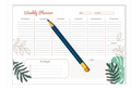To Do Weekly Planner - A4-52 Sheets