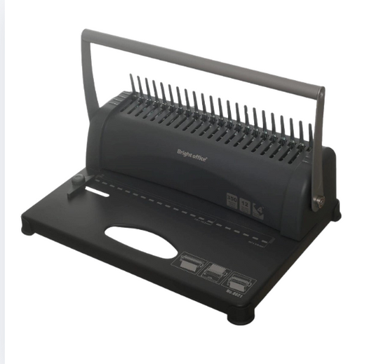 8646 Binding Machine A4 - Black Grey