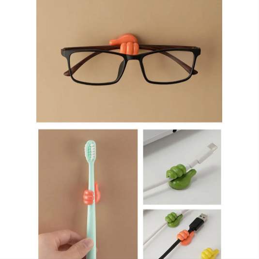 10 Pcs Thumb Shape Key Hooks
