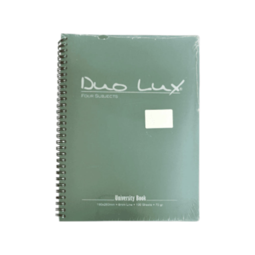 100 Sheets Notebook Duo Lux Mintra - 4 Subjects