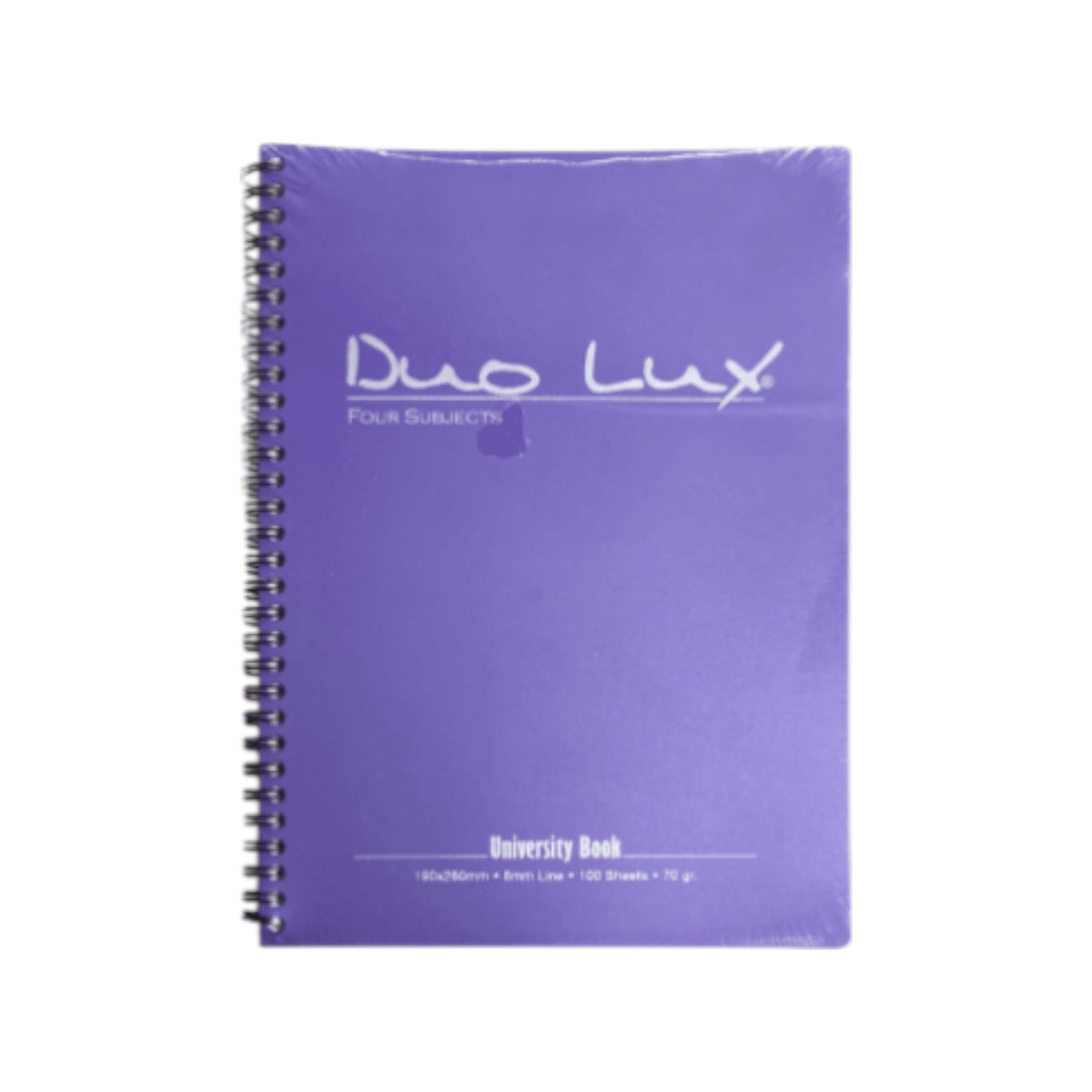 100 Sheets Notebook Duo Lux Mintra - 4 Subjects