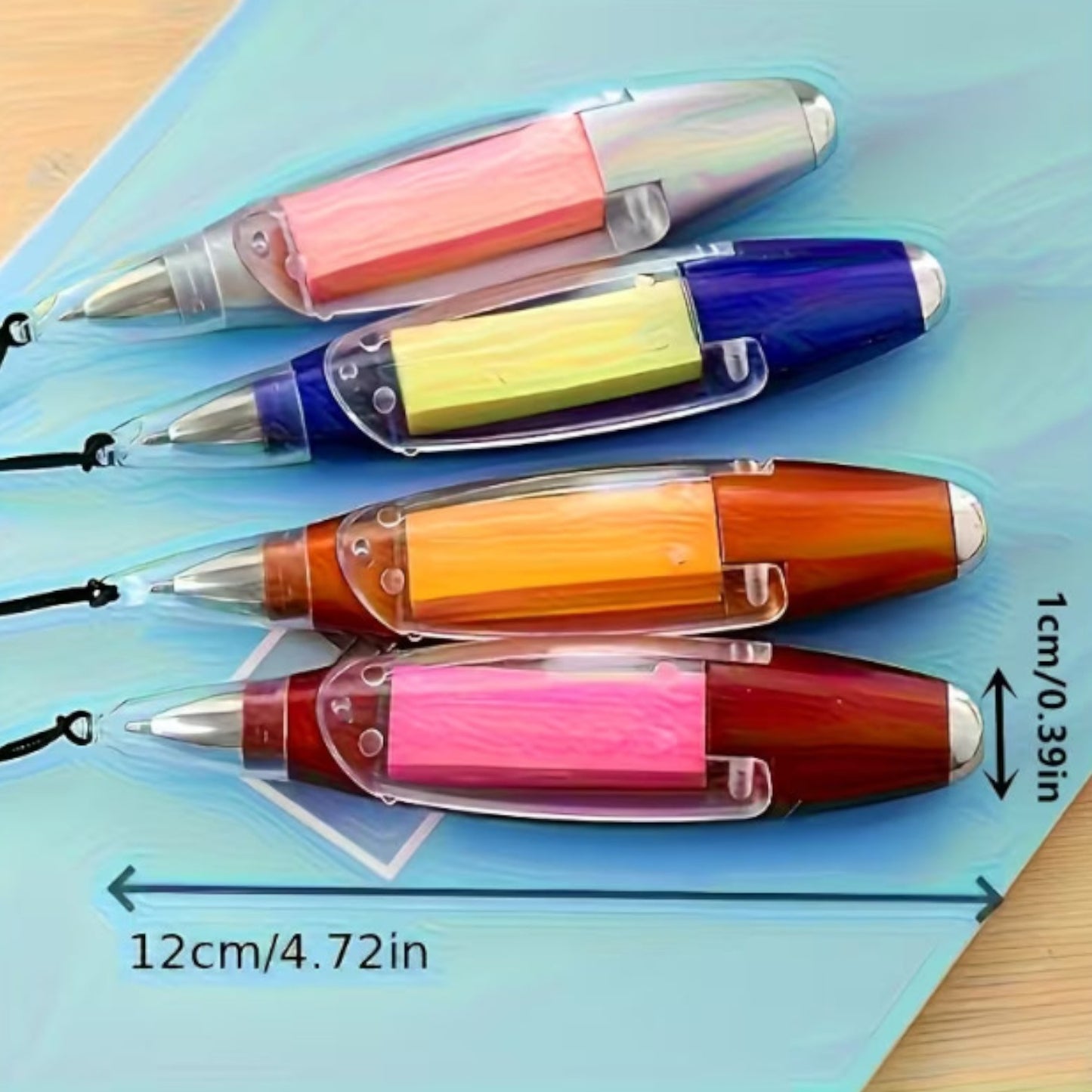 Sticky Note Pen, Ballpoint Pencil - Portable