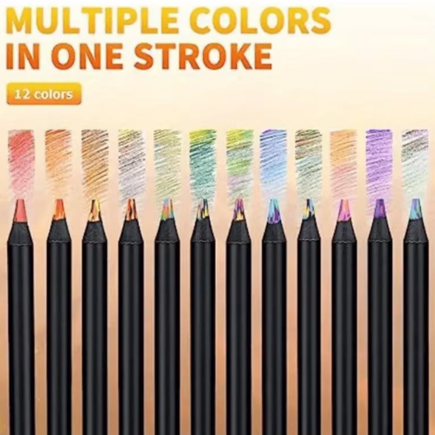 5 pcs Rainbow Gradient Magic Pens
