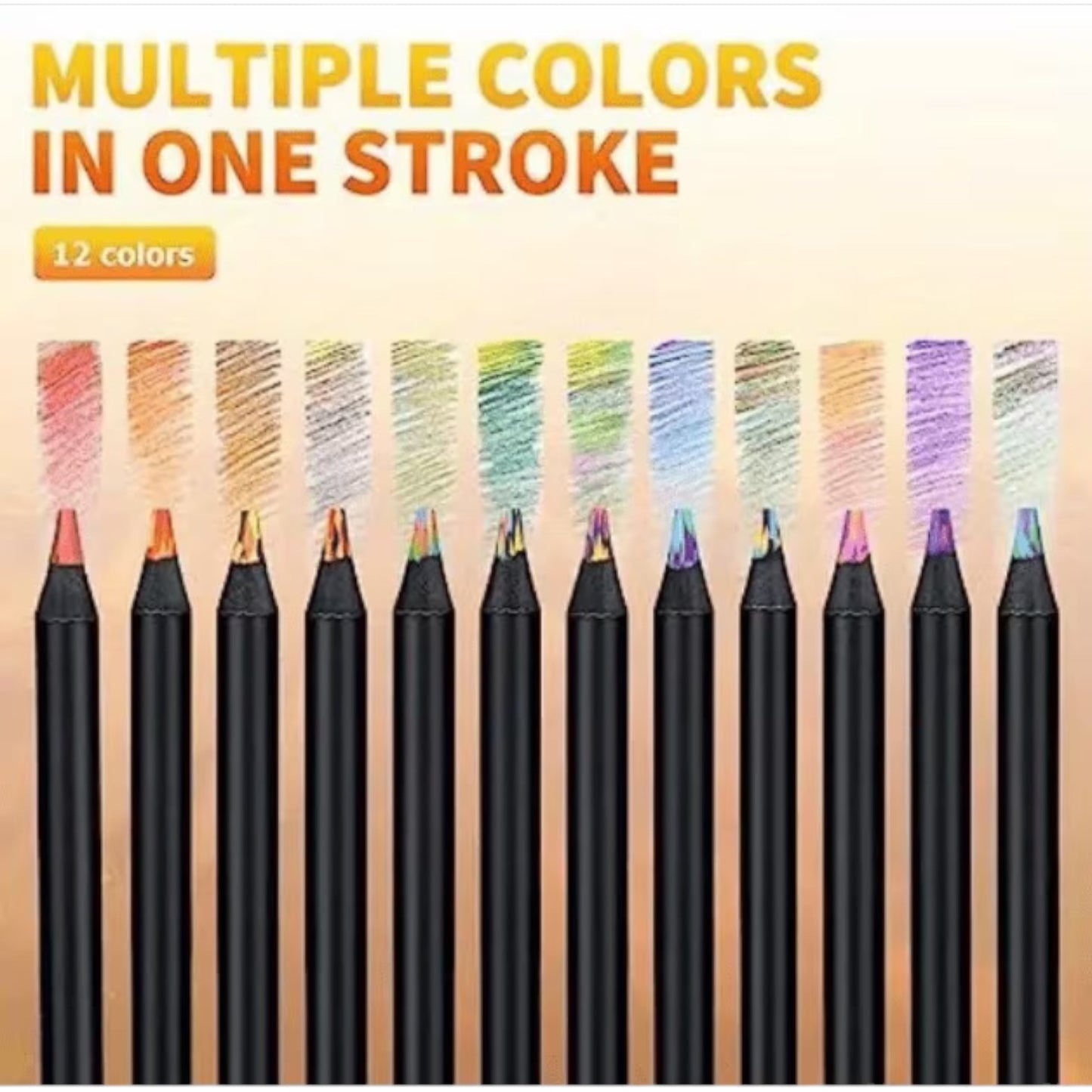 10 pcs Rainbow Gradient Magic Pens