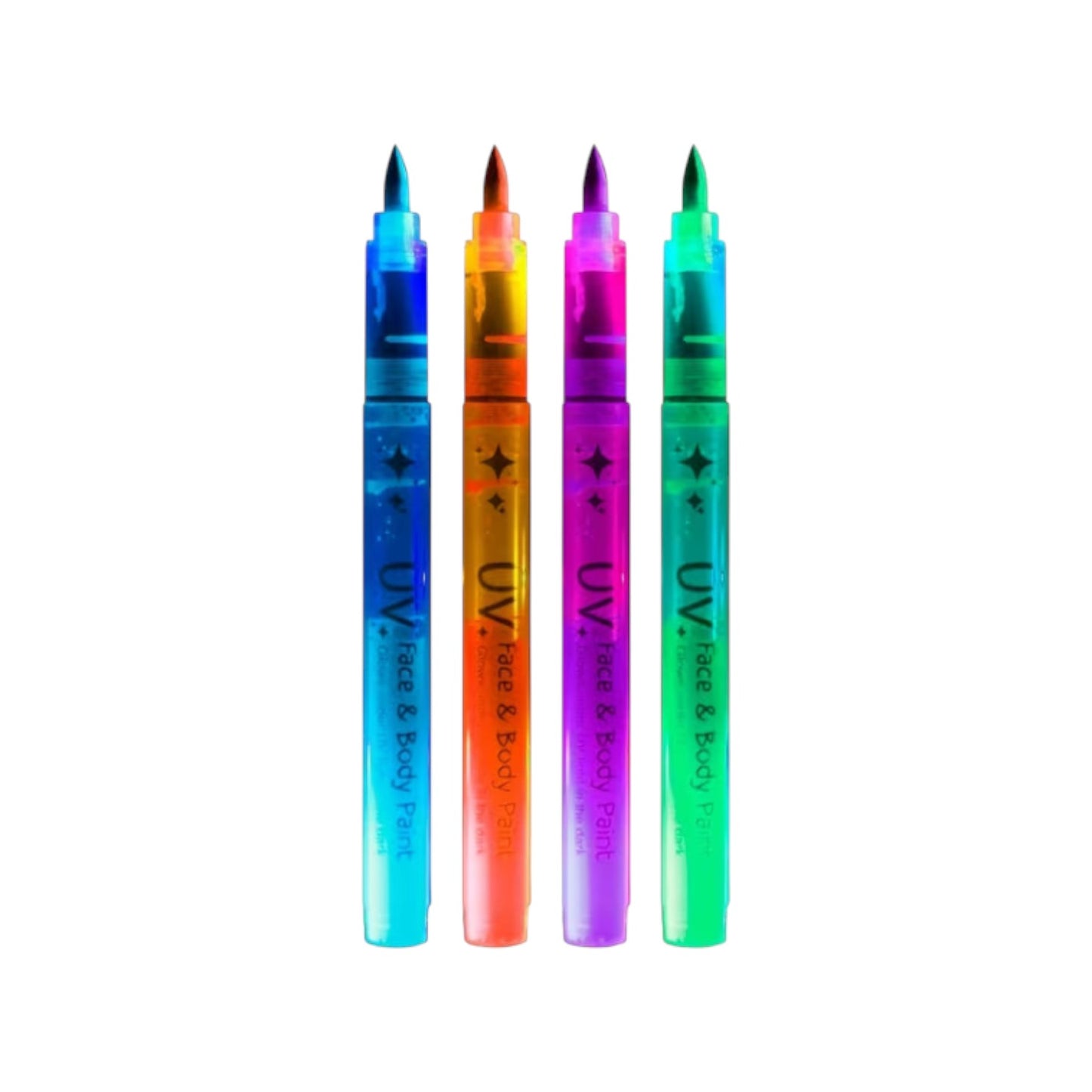 2 -Color Glow-in-the-Dark Pen with Neon Glow Effect