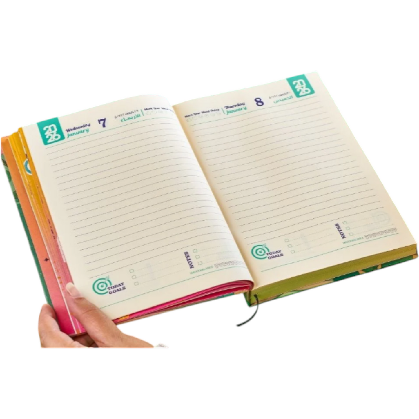 Mint wave Set-2026 Planner Gift Box