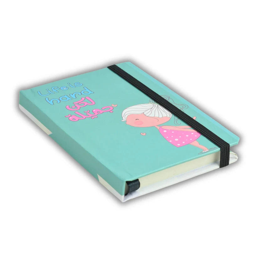 Hardcover Notebook – A6 – Lined – 100 Sheets