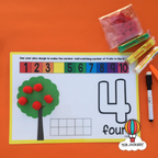 Numbers Playdough Mats