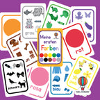 My First Colour Cards (in 4 Languages)