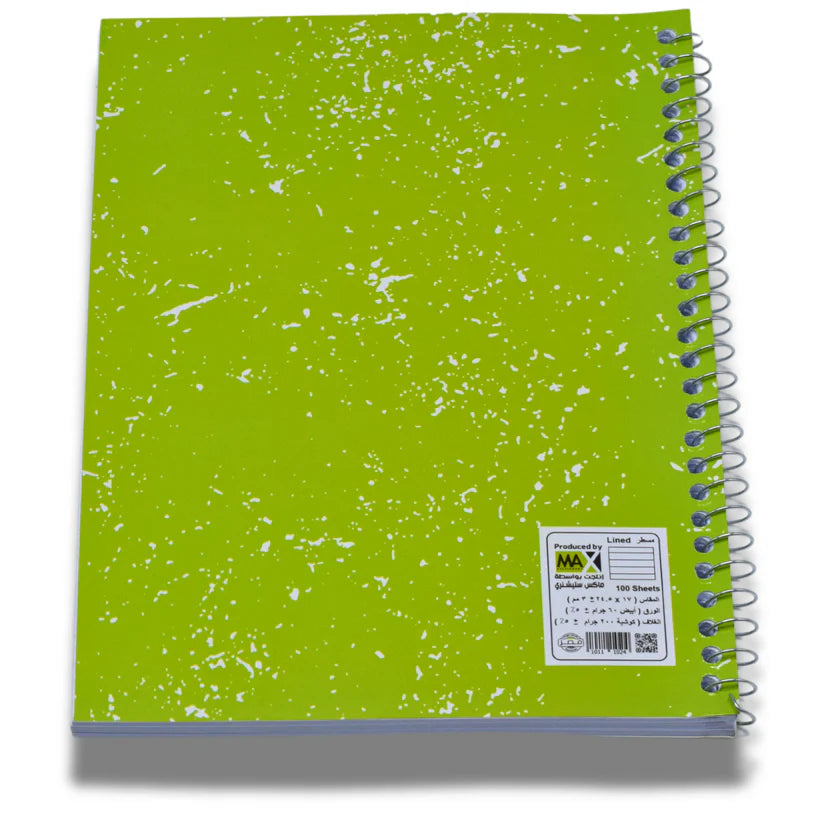 100 sheets Cochet Cover Wire bound Notebook Artline ....... Size A4