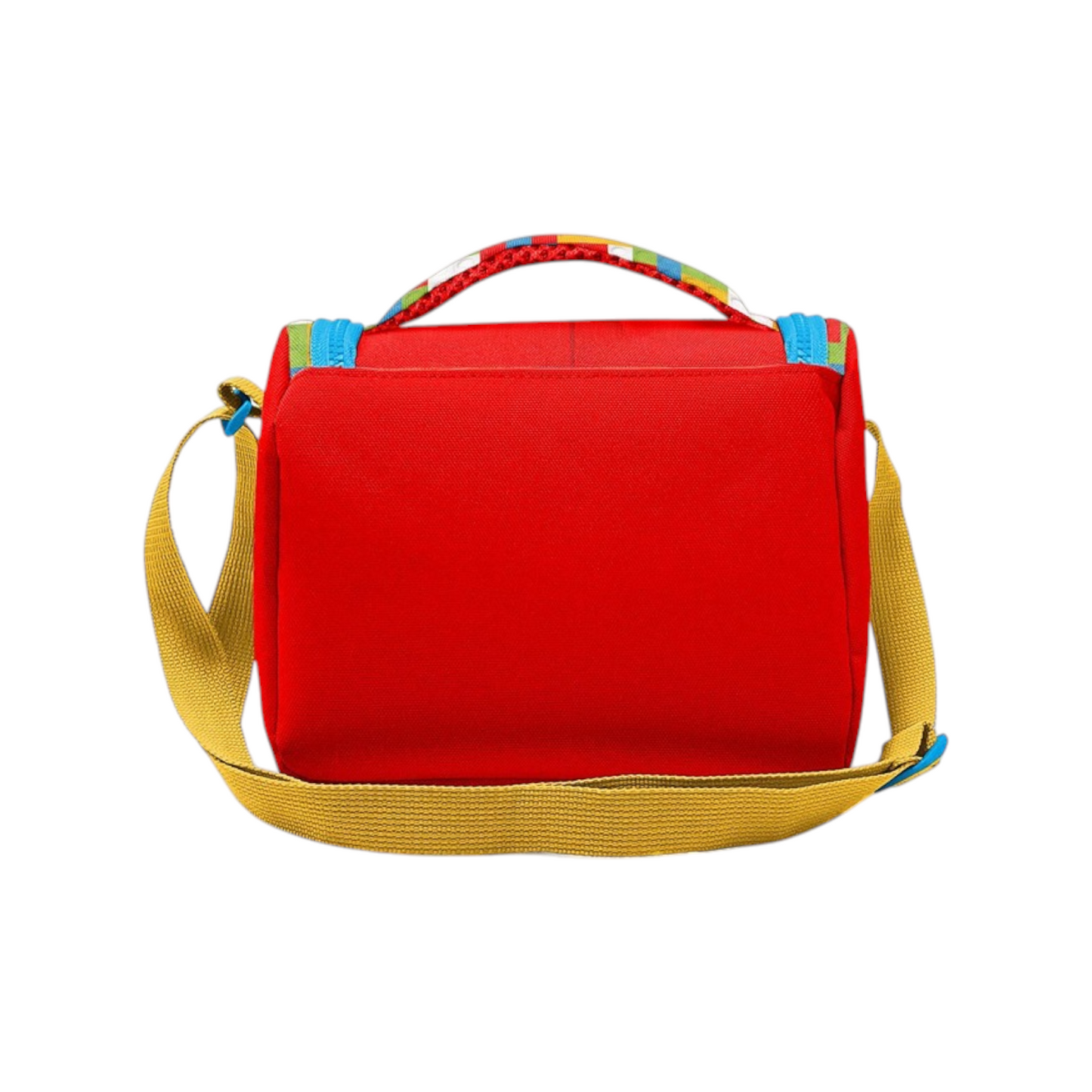 Coral High Kids Color Block Patterned Thermo Lunch Box