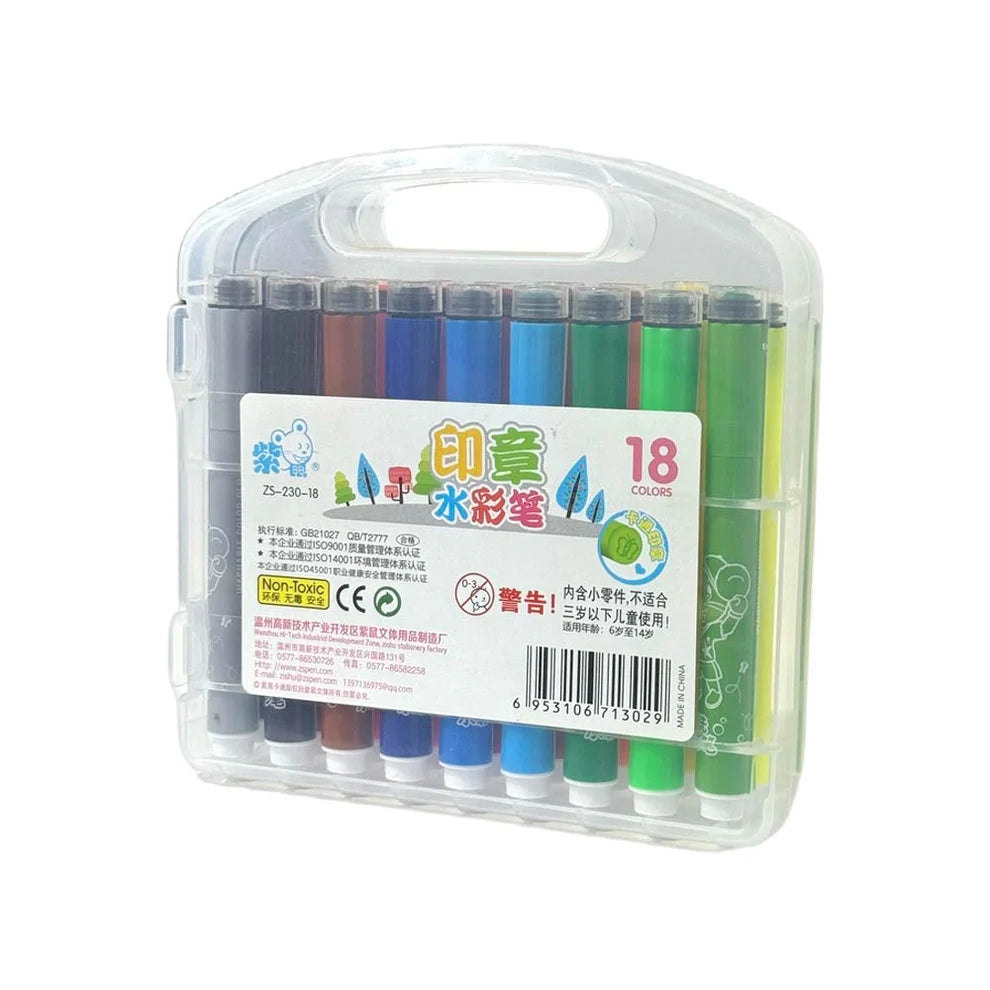 Washable Color Pens – 18 Colors