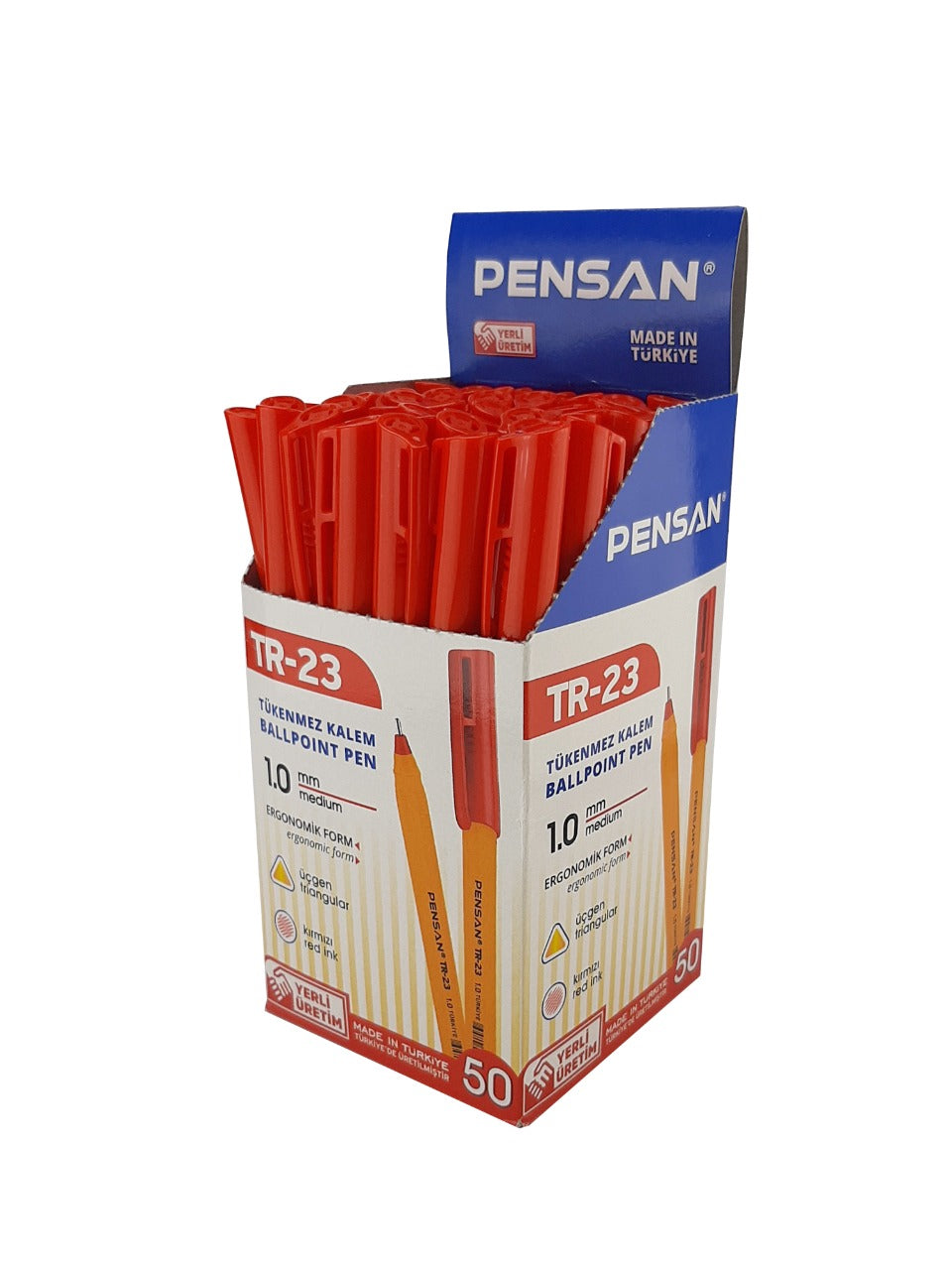 Pensan Ballpoint Pen, 1.0 mm, Blue, TR-23 - 1 Pen
