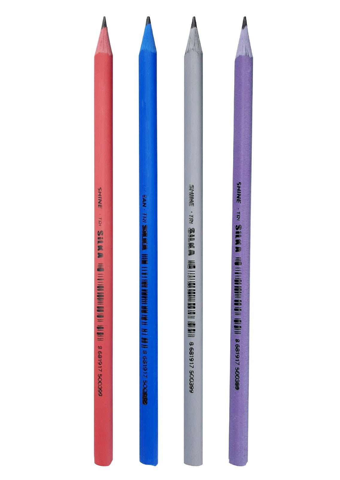 SILKA Shine – HB Pencil – stand 72 Pencils – Metalic colors