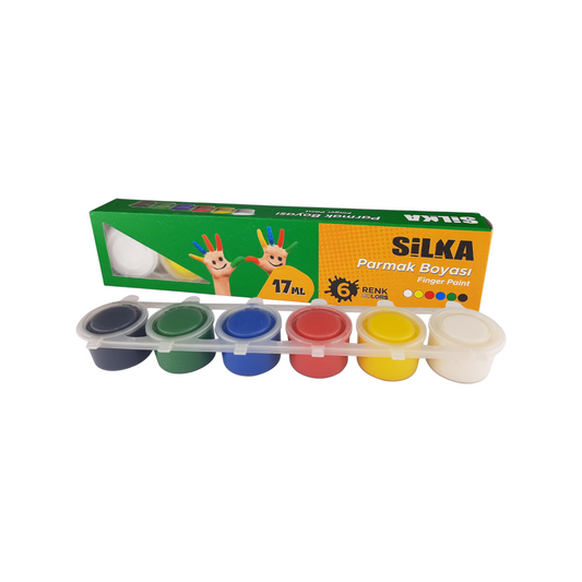 silka 995 Finger Paints – Set of 6 Pieces