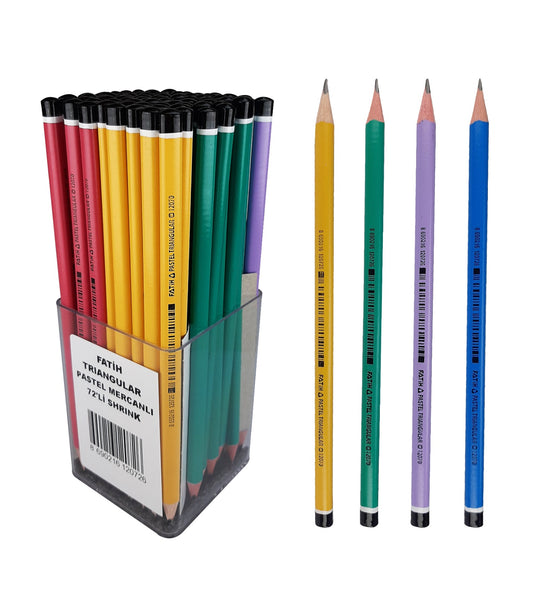 Fatih 12070 HB grahite – stand 72 Pencils – pastel colors