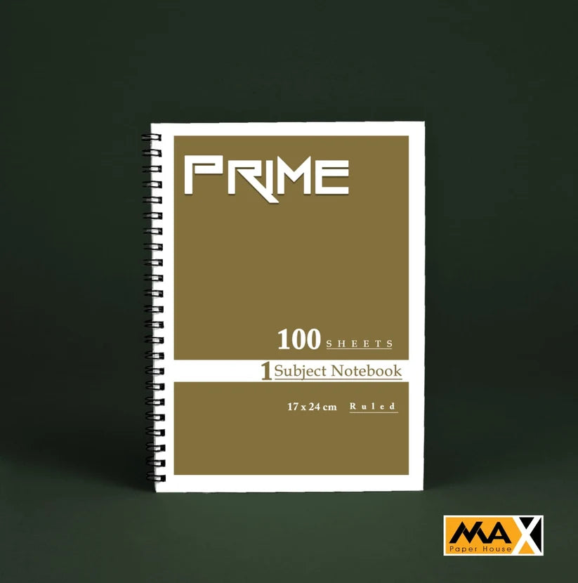 100 Sheets Wire-Bound Notebook Prime – B5 – Lined