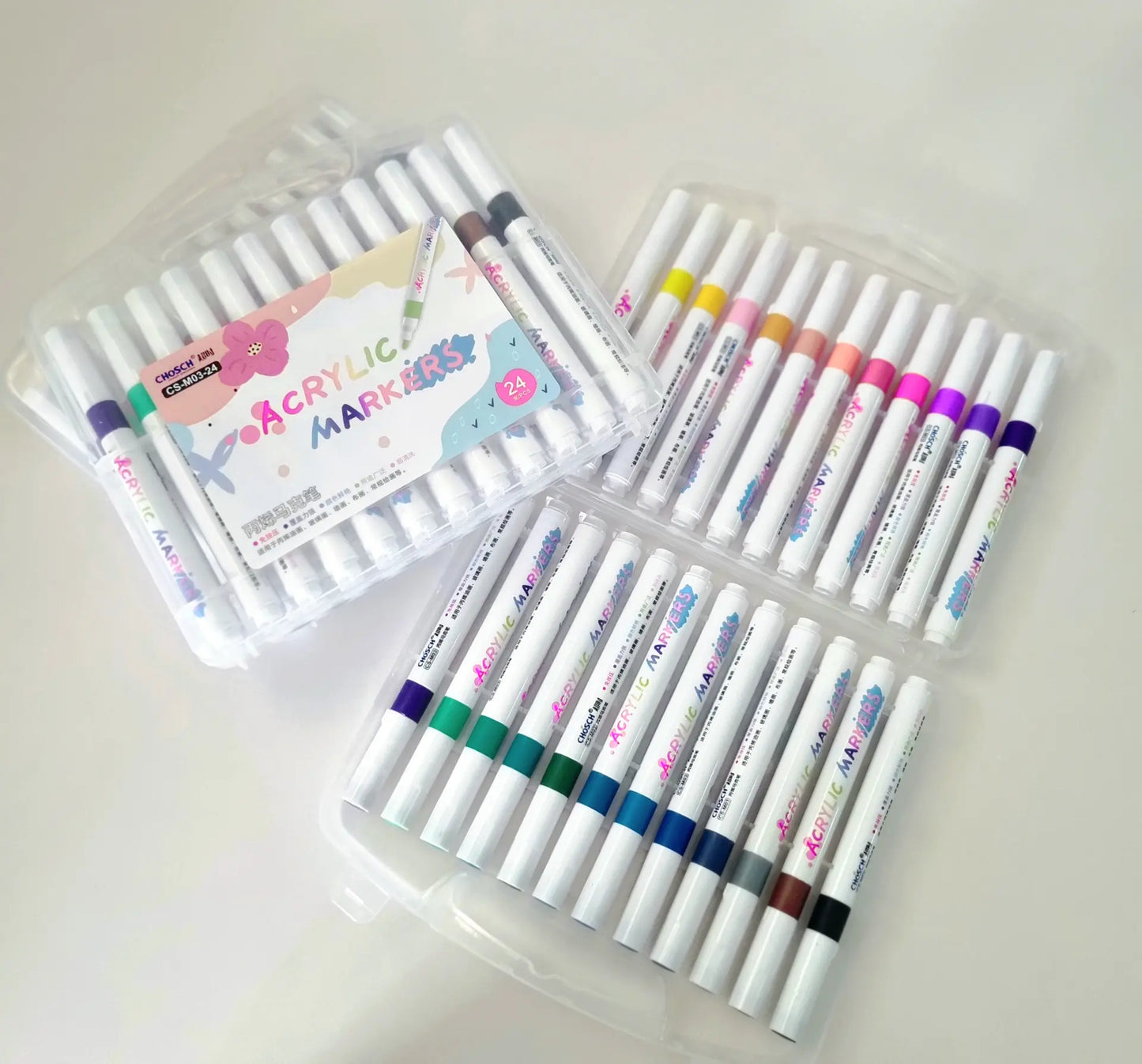 Chosch Acrylic Markers 24 pcs CS-M03-24