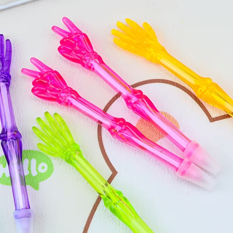 Skeleton Hand Gel Pens, Bone Hand Pens