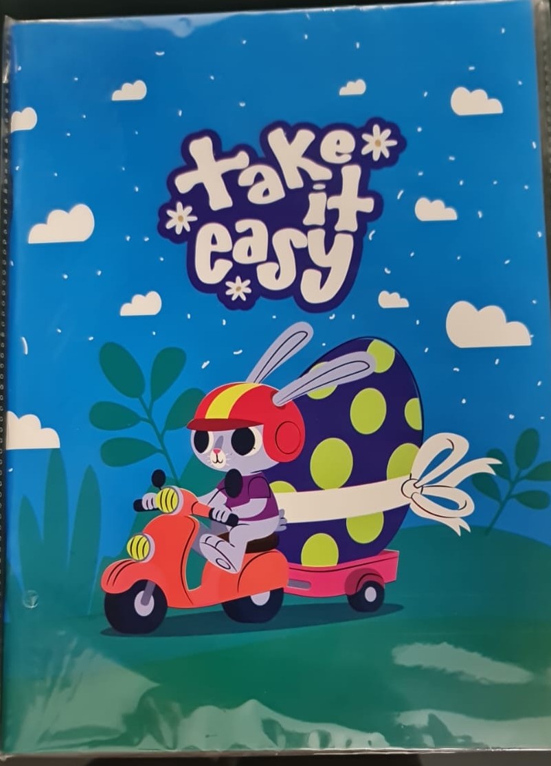 60 Sheets 2BE Stapled Lined Notebook  A4