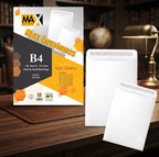 50 Packs  Self-adhesive envelope -Plain - Size B4 250 mm x 353 mm