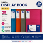 20 Pockets Simba Display Book A4