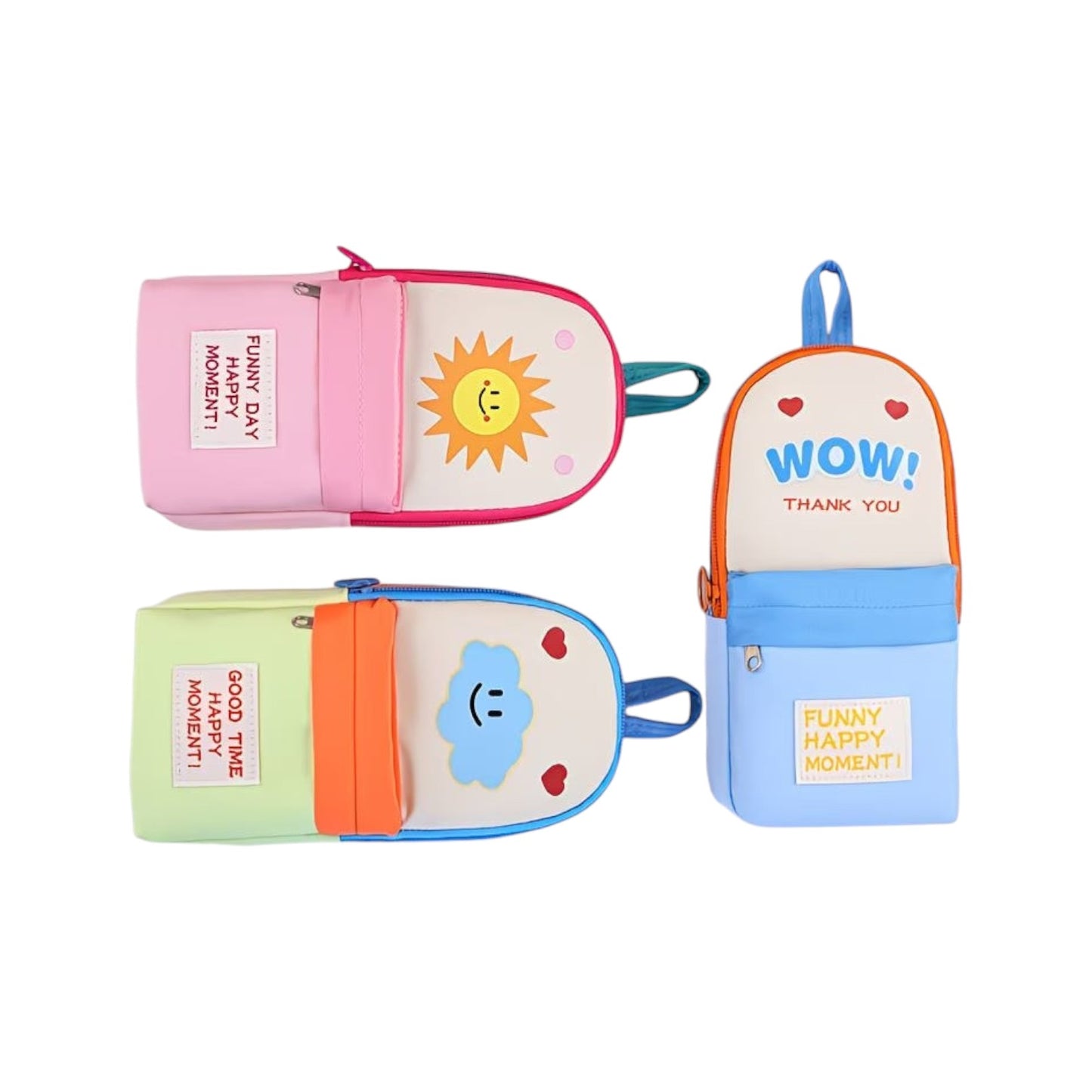 Large Capacity Macaron Color Pen & Pencil Holder with Desk Organizer