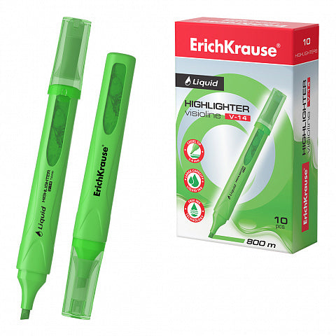 Erich Krause Liquid Highlighter Chisel Tip with Ink Level Indicator