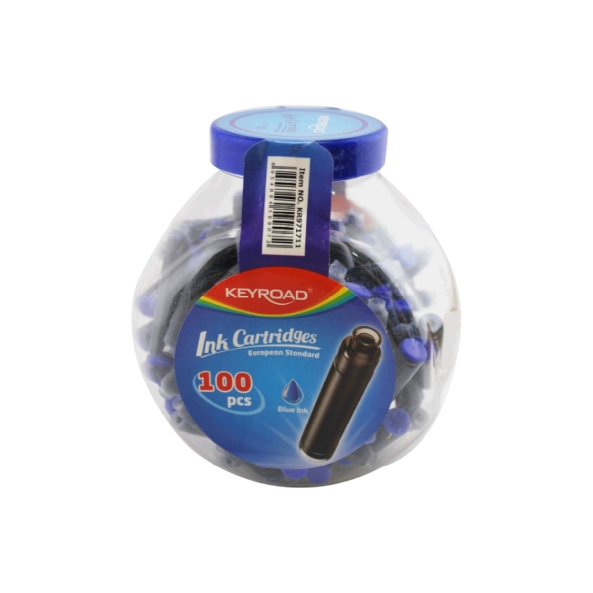 Blue Ink Cartridge Keyroad KR971711 - 1 Piece