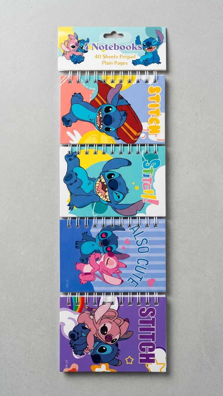 Mini Spiral Notebooks – Set of 4