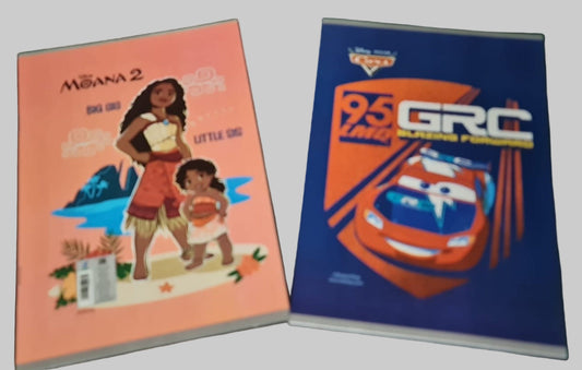 28 Pages Disney LINED  Stapled A5 Notebook