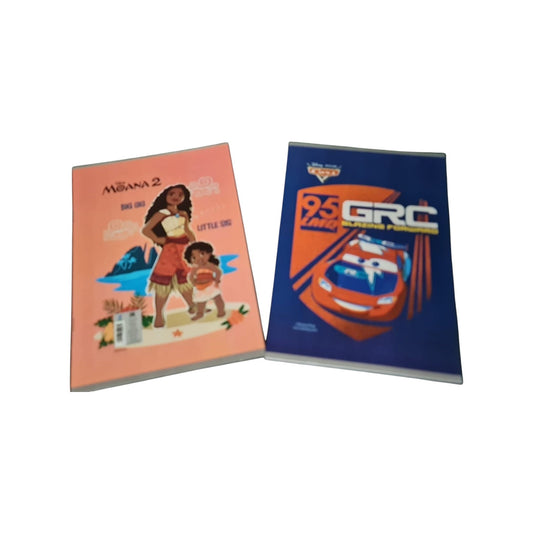 28 Pages Disney LINED  Stapled A5 Notebook