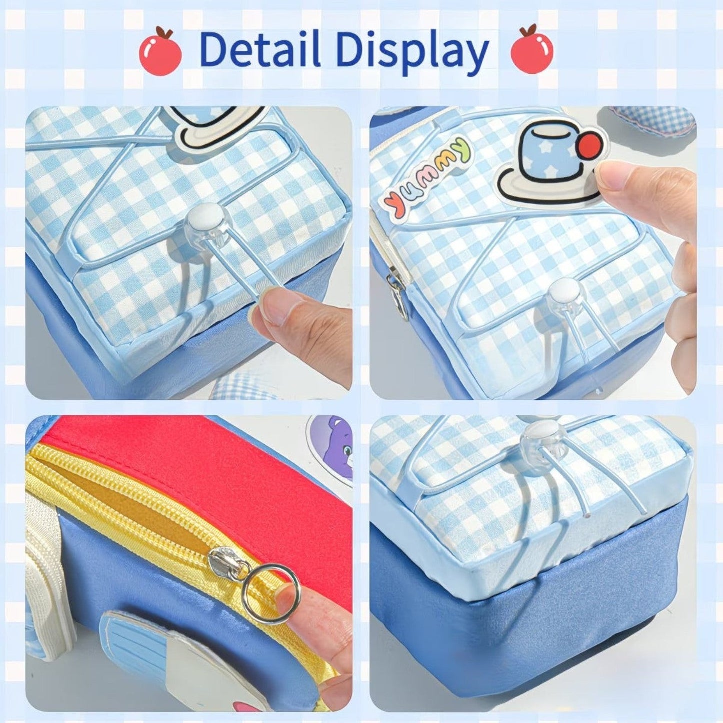 1pc Adorable Cloud Patterns, Premium Quality Pencil Case