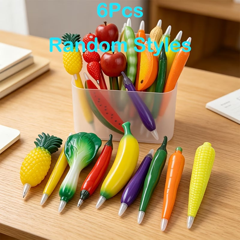Creative Fruit and Vegetable-Shaped Gel pen