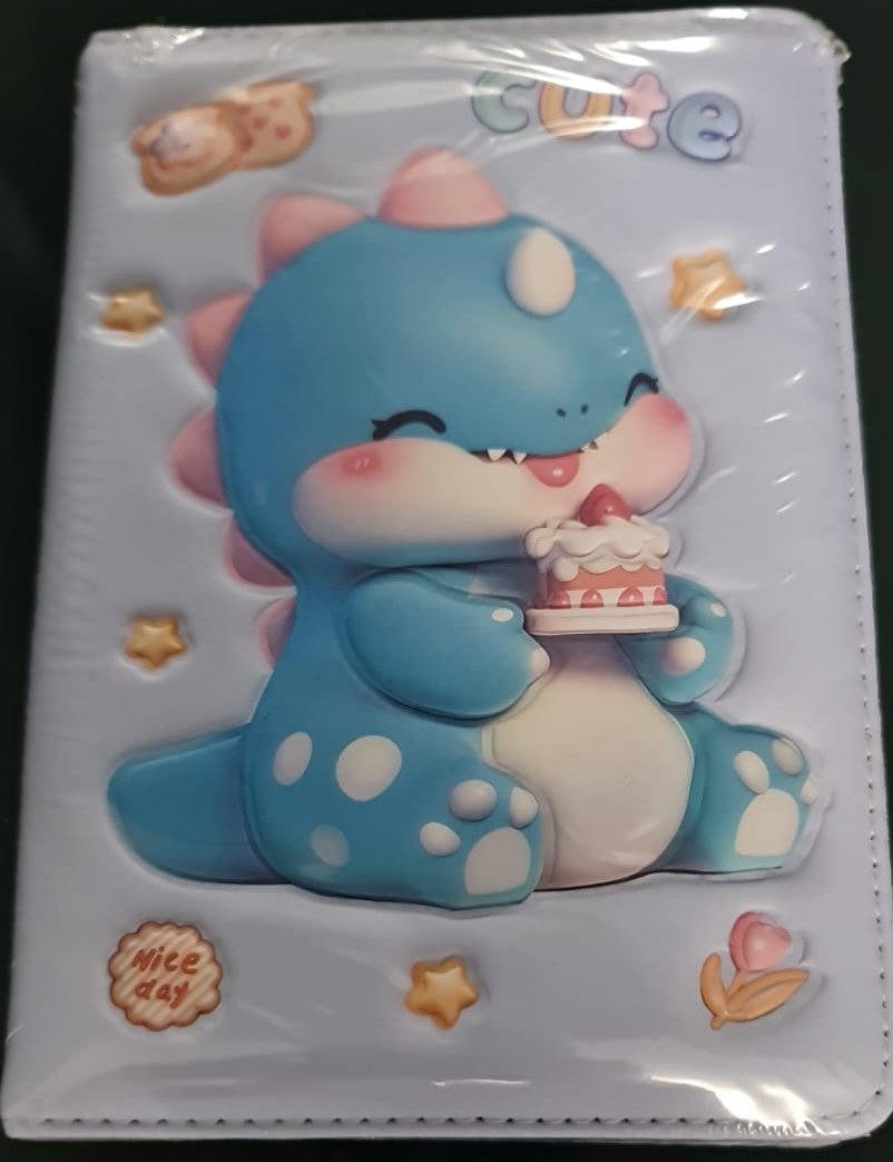 3D Squishy Notebook 17x12.5 cm - 132 Sheets