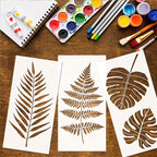 6pcs of Tropical Plant Leaf Series Print