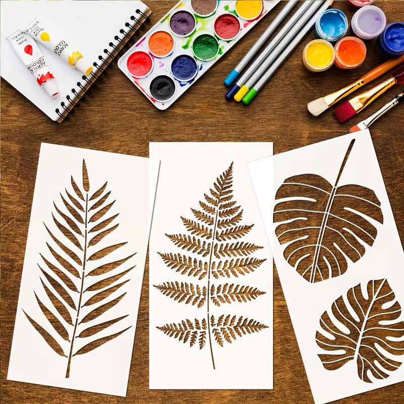 6pcs of Tropical Plant Leaf Series Print