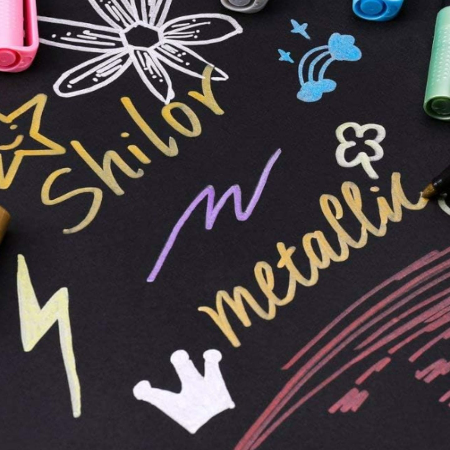 Metallic Color Marker M&G 10 Colours - No. APMU3001
