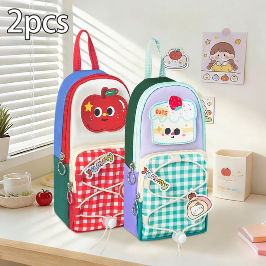 1pc Adorable Cloud Patterns, Premium Quality Pencil Case