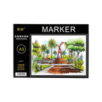 Canson Sketch Book, Size 25 * 35 cm, 12 Sheets, White Paper