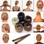 1pc Magic Hair Bun Maker Bud Hair Band Twist Hairstyle Tool