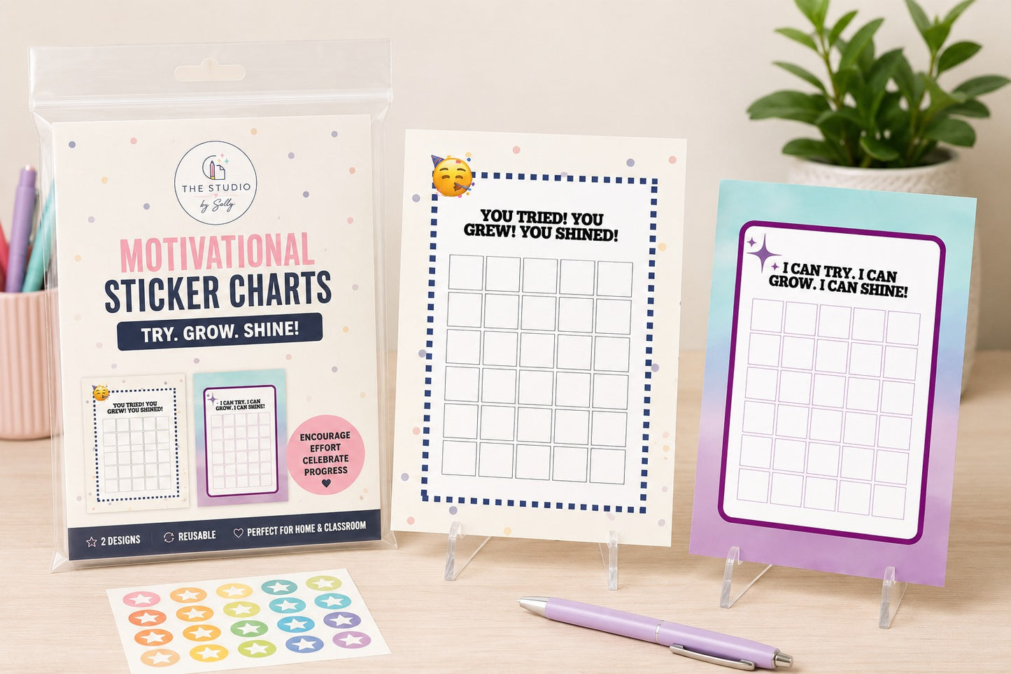 Individual Progress Sticker Charts