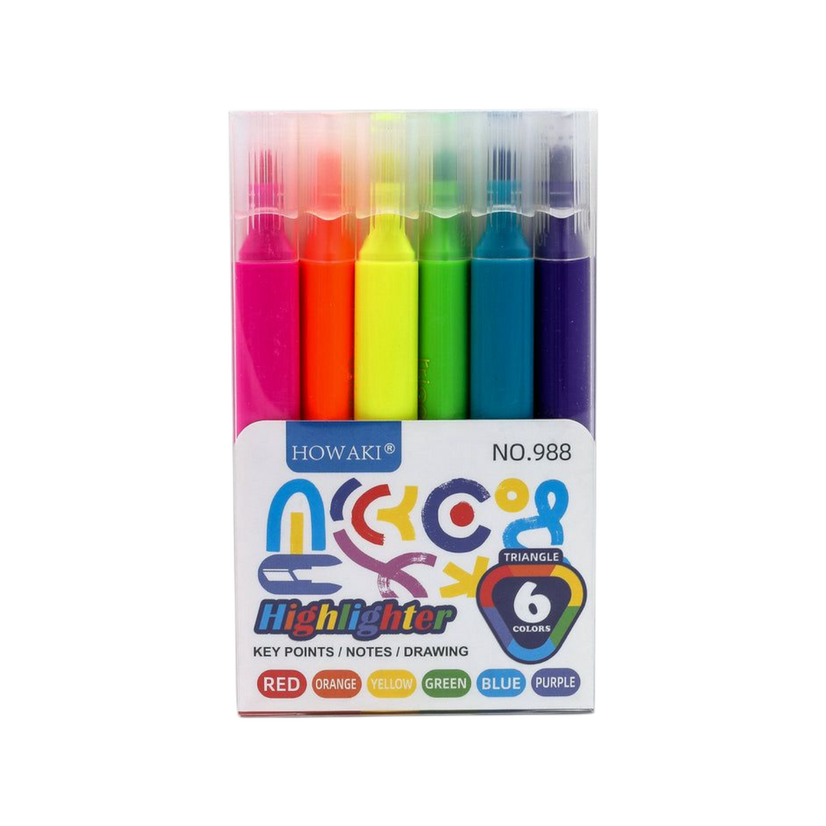 Phosphorescent Highlighter Set of 6