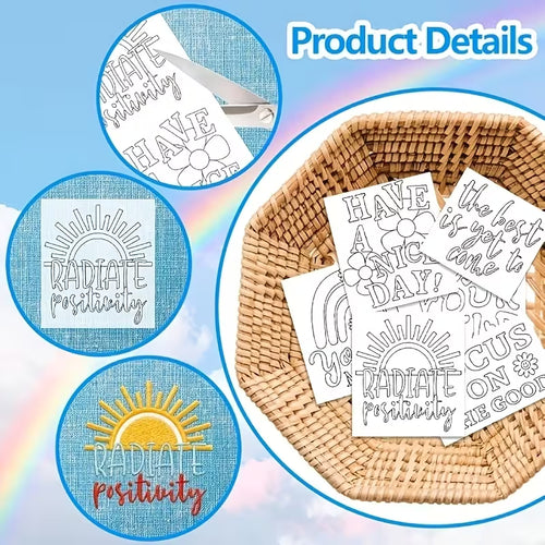 1 pc A4 Size Golden Autumn Wheat Flower Water-Soluble Embroidery Pattern, Transfer Paper for Hand Sewing, (Copy) (Copy)