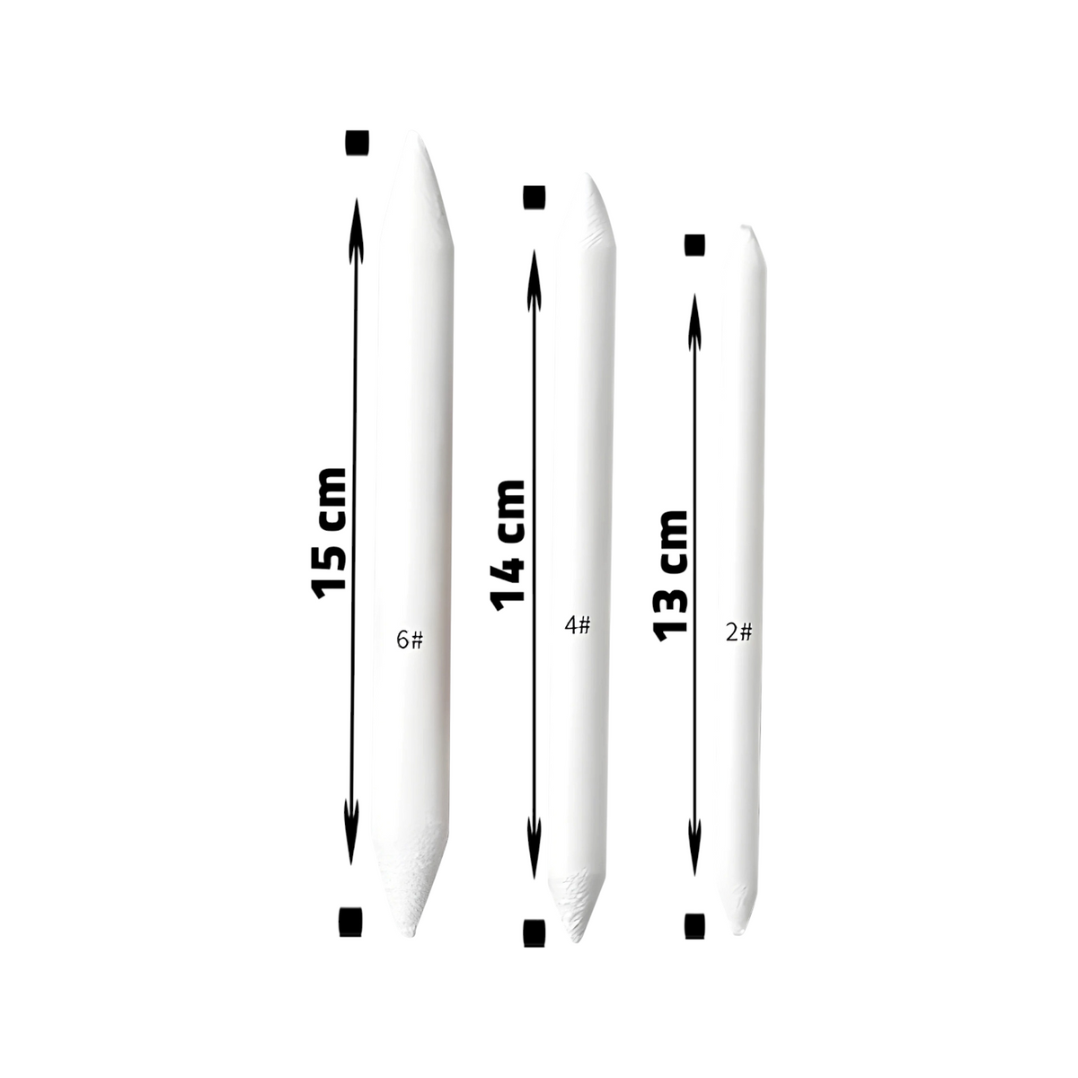 Keep Smiling E-0071-3 Pastel & charcoal Blenders Pack of 3 Pcs For Art, Craft, Drawing