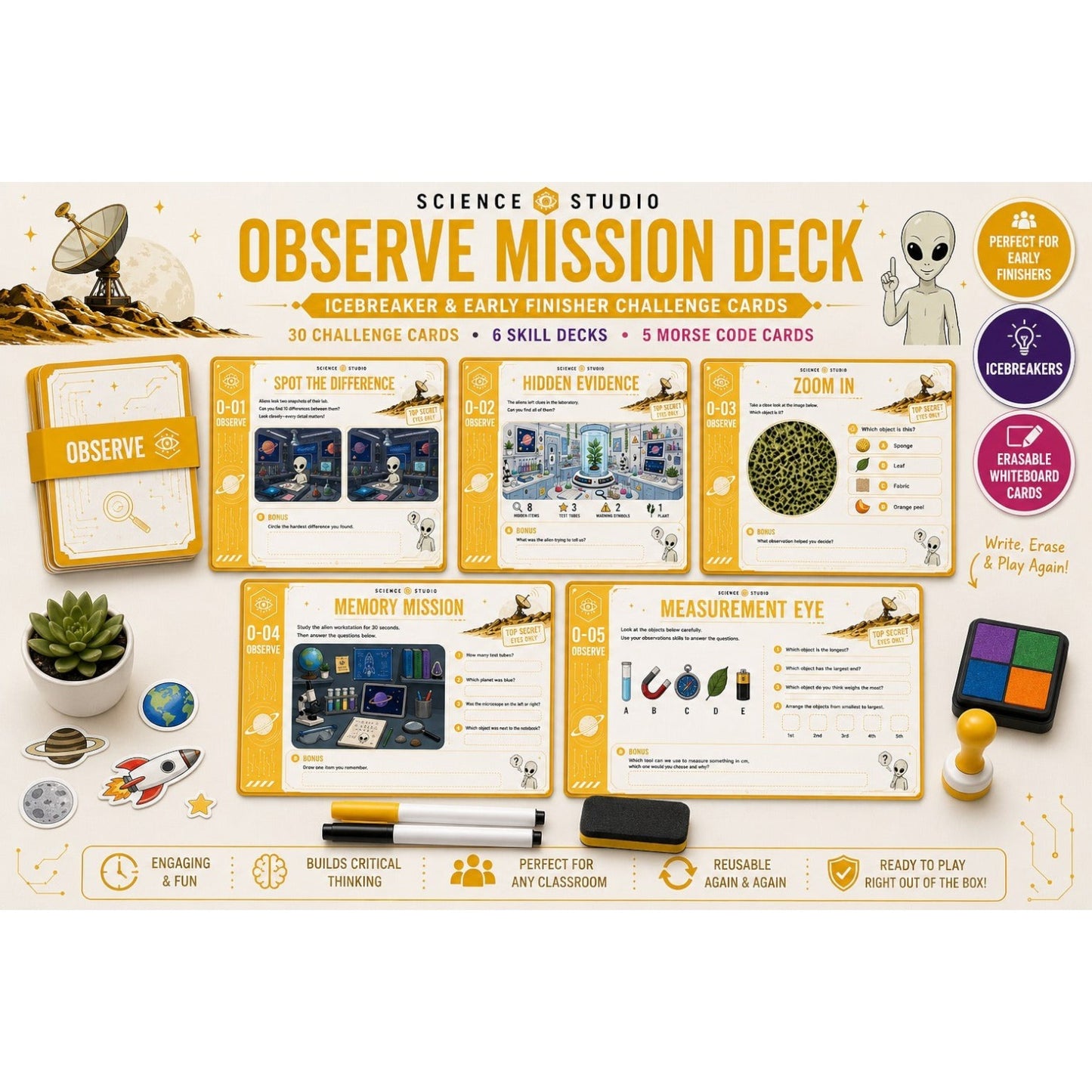 Icebreaker & Early Finisher Challenge Cards