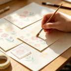 6pcs of Minimalist One Stroke  Floral Line Decoration Combination Templates, (Copy)