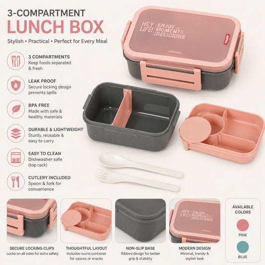 Multi-compartment design Lunch Box